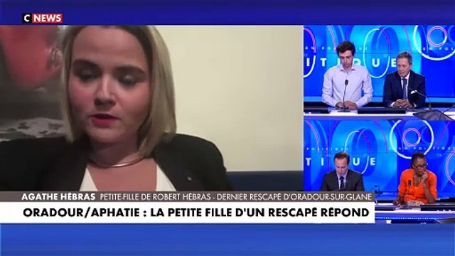 Agathe Hébras : «Il fait des raccourcis historiques importants qu'il sert la cause révisionniste»