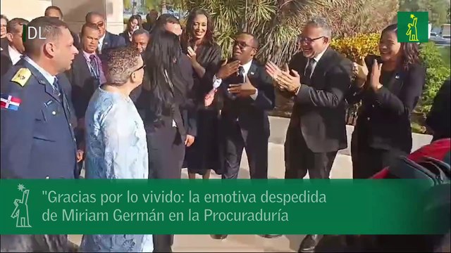 Gracias por lo vivido: la emotiva despedida de Miriam Germán en la Procuraduría