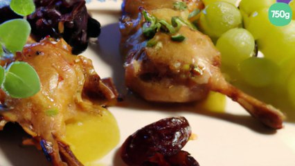 Lapin au raisin frais et pointe de cannelle