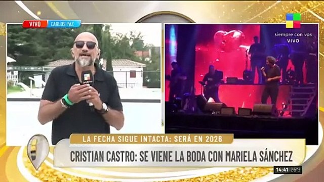 CRISTIAN CASTRO con Intrusos : Se viene el lanzamiento de dos canciones nuevas , y dijo: Me voy a casar el próximo año