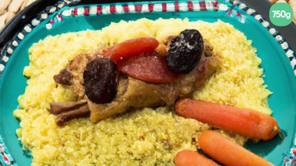 Couscous de lapin aux pruneaux