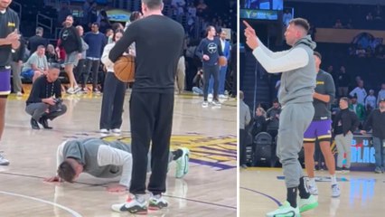 Las virales flexiones de Doncic dedicadas a Nico Harrison