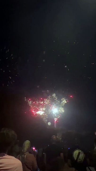 Le Feu d’artifice du 14 juillet Grenoble  Parc Jean-Verlhac Villeneuve #france #grenoble #show (28)