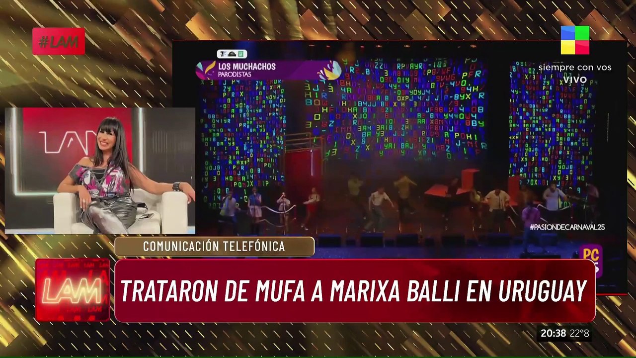 😱 Trataron de MUFA a Marixa Balli EN URUGUAY y la Cachaca CONTESTÓ: "Si son artistas, tienen cero talento"