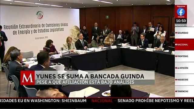 Yunes se une a bancada de Morena en el Senado