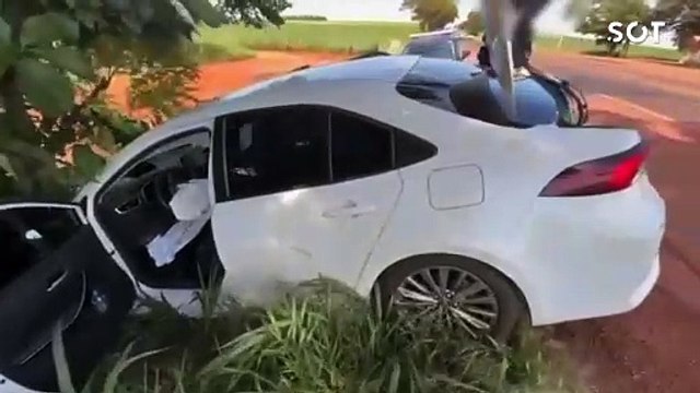 Receita Federal apreende carga de cigarros eletrônicos após perseguição e acidente na BR-369