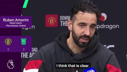 Amorim admits to difficulties adjusting to Man United's play style