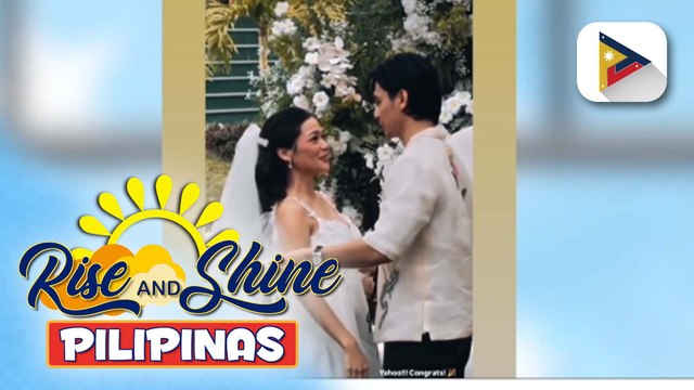 TALK BIZ | Cedrick Juan, ikinasal na sa actress na si Kate Alejandrino