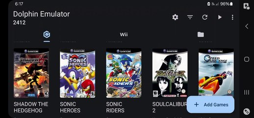 COMO CORREN, MIS JUEGOS DE (NINTENDO GAMECUBE) EN MÍ (DOLPHIN DE ANDROID) SAMSUNG A54.