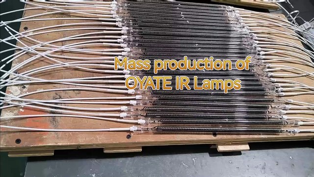 520mm 220v 1000w Infrared carbon fiber heating lamps for Powder Coating