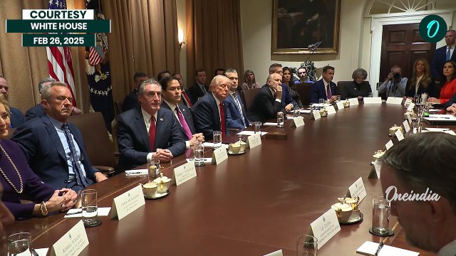 Trump's First Cabinet Meeting: Discussions On Workforce Cuts, Gold Card Plan, Ukraine Deal & DOGE