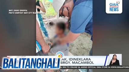 Diarrhea outbreak, idineklara sa Sitio Magum, Brgy. Macambol | Balitanghali