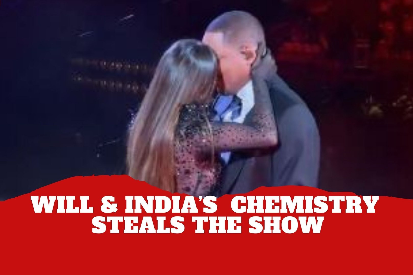 Will Smith and India Martnez raised the temperature on stage but the fans saw something else