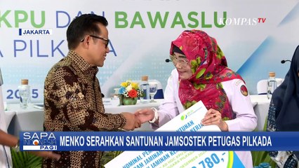 Menko Muhaimin Serahkan Santunan Jamsostek pada Keluarga Petugas Pilkada hingga Rp 192 Juta