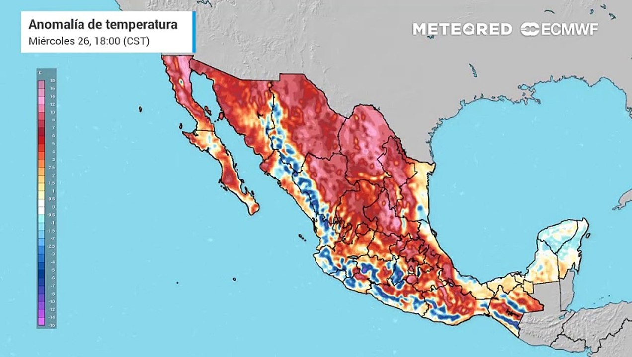 Fin de semana de calor, viento, tormentas y frescor en México