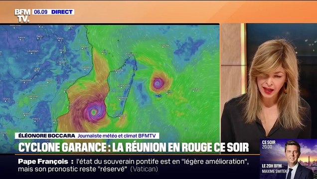 Cyclone Garance: l'alerte rouge déclenchée à partir de 19h à La Réunion, des rafales à plus de 150 km/h attendues