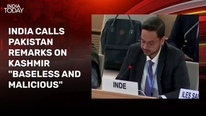 India slams Pakistan over remarks on Jammu and Kashmir at UN