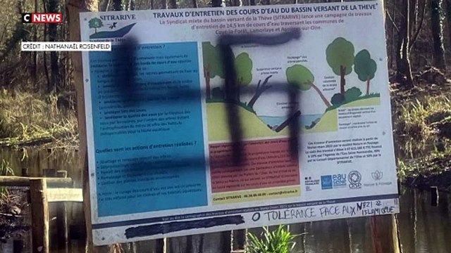 Oise : colère et désolation après la découverte de croix gammées taguées à Chantilly