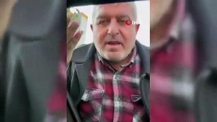 Minibüs şoförü, kadın sürücünün aracına saldırıp, camına tükürdü!