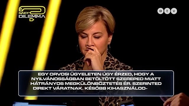 A NAGY DILEMMA - Ábel Anita és Majoros Péter Majka