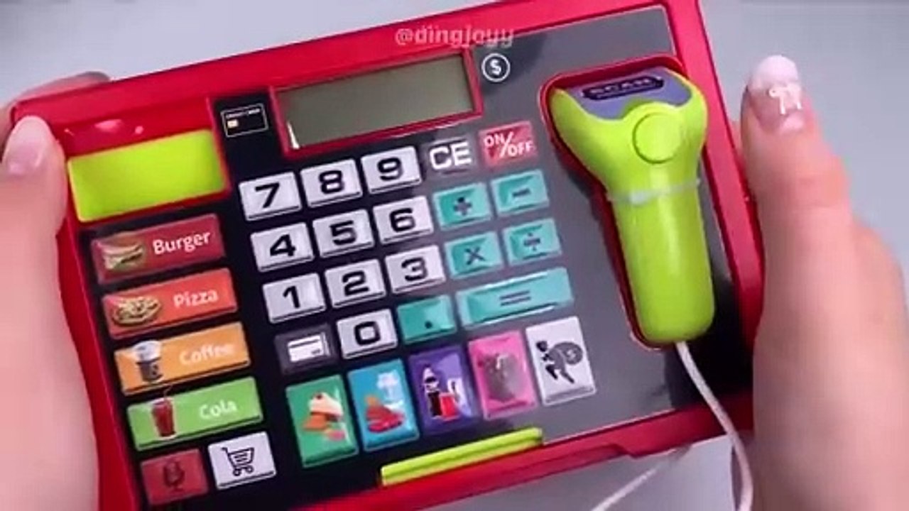 [🐰toy asmr🐰] Automatic Cash Register PlaySet ASMR Satisfying with Unboxing No