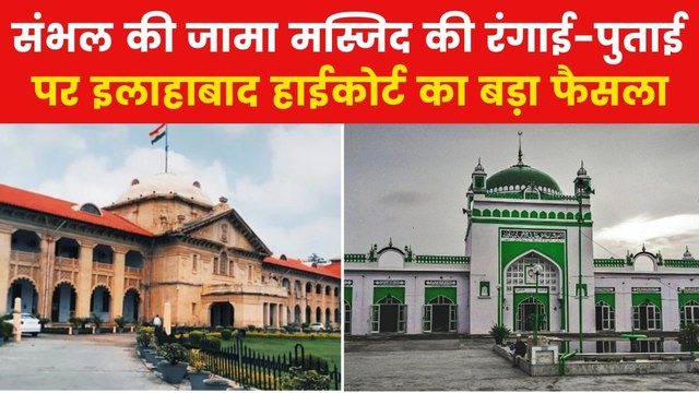 इलाहाबाद HC ने दी संभल की जामा मस्जिद की पेंटिंग की इजाजत, दिया ये आदेश