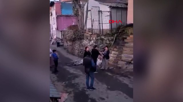 Şişli’de laf atma kavgasına polis müdahale etti; birbirlerinden şikayetçi olmadılar