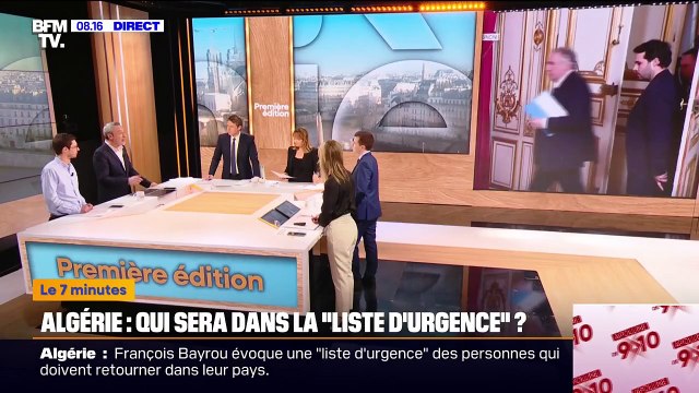 7 MINUTES POUR COMPRENDRE - François Bayrou lance un ultimatum à l'Algérie pour réexaminer en totalité les accords de 1968 sur un délai d'un mois ou de six semaines