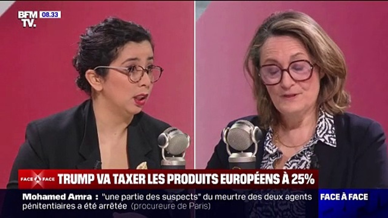 Droits de douane annoncés par Donald Trump sur l'UE: "Si nous devons riposter, nous riposterons", assure Sophie Primas
