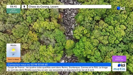 27/02/2025 - ici matin par  ici Breizh Izel en vidéo