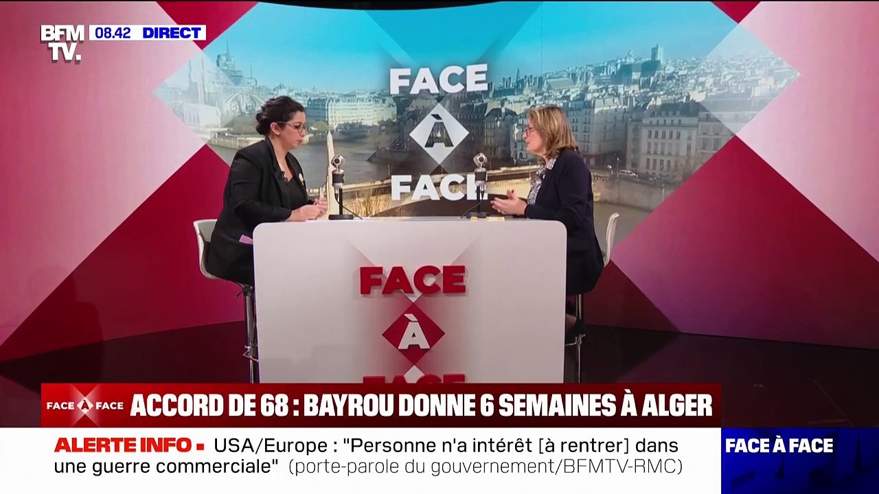 France-Algérie: "C'est un bras de fer entre gouvernements et pas entre populations", assure Sophie Primas