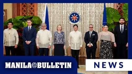 Marcos eyes stronger ties with Slovenia, Sweden, Palestine, Egypt