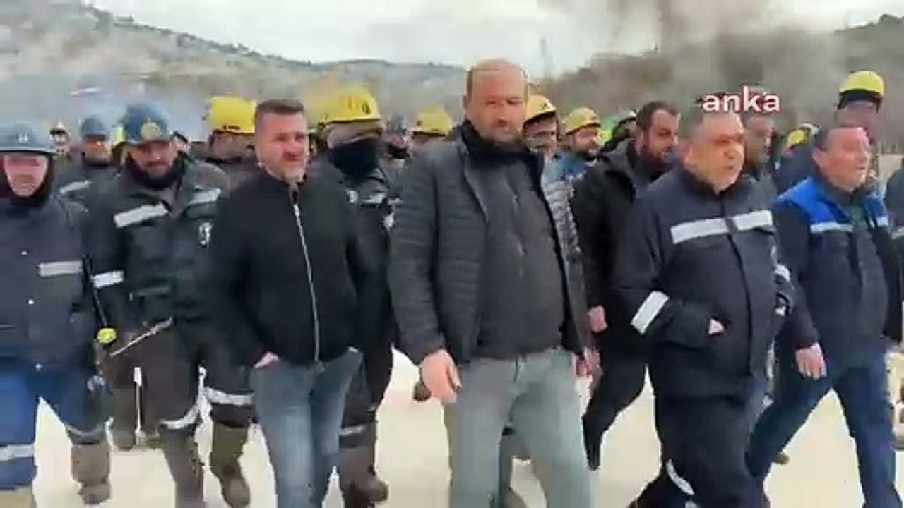 Çayırhan’da işçiler özelleştirmeye karşı direnişte: Madenciler yürüyüş yapamadı, madene kapanma kararı aldı
