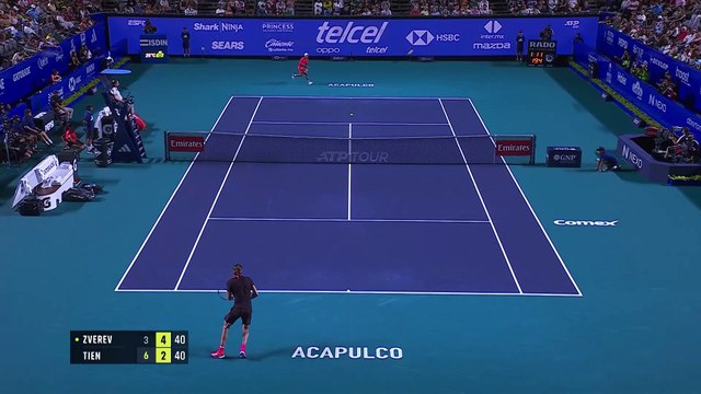 Rising star Tien upsets top seed Zverev