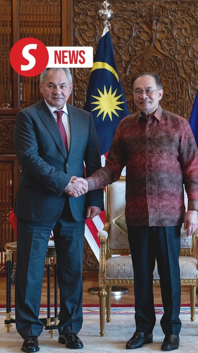 Russian Security Council secretary Sergei Shoigu meets Anwar in Putrajaya