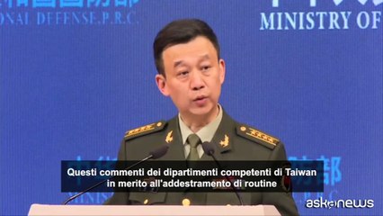 Pechino: le esercitazioni nei pressi di Taiwan sono di routine