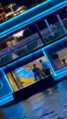 โดนแล้ว "เรือภัตตาคารชื่อดัง" เซ่นคลิปแฉ เทขยะลงแม่น้ำเจ้าพระยา