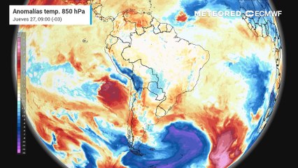 Este fin de semana Chile  experimentará un descenso de las temperaturas por el ingreso de una masa de aire frío