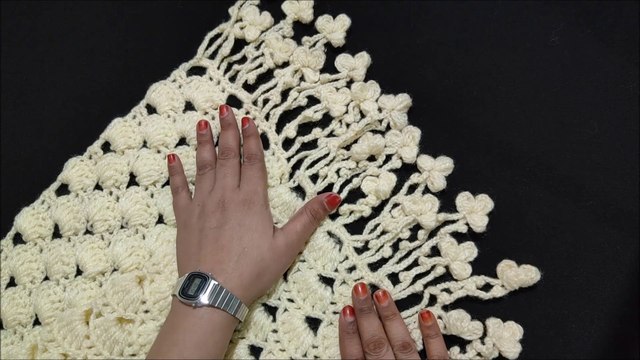 आसान मफलर ladies muffler #woolen scarf making #scarf ka design crochet scarf #scarf banane ka tarika