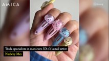 La manicure della primavera è in 3D