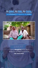 The struggles of families in desert