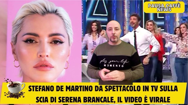 Stefano De Martino da spettacolo in TV sulla scia di Serena Brancale, il video è virale