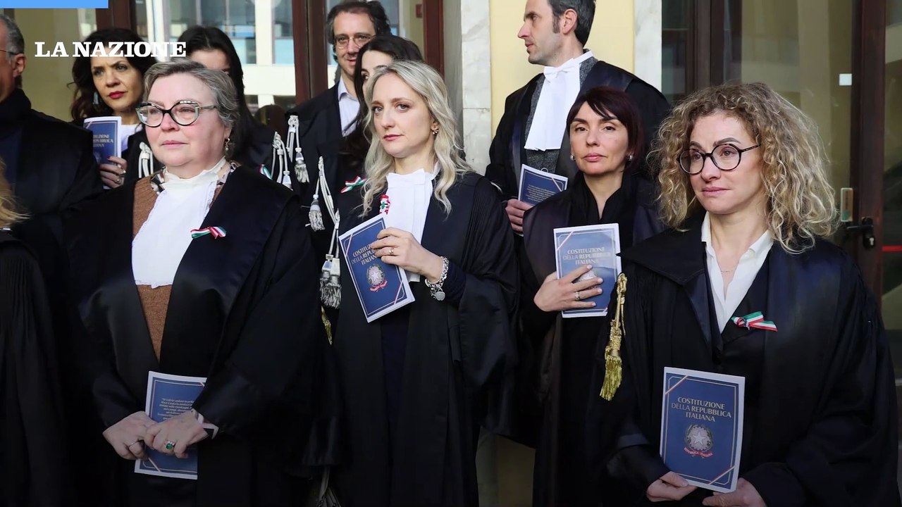 Protesta dei magistrati a Pisa: "Con questa riforma non avremo una giustizia migliore"