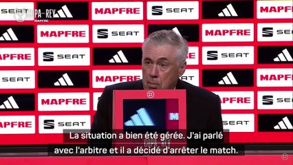 Ancelotti explique la sortie d'Asencio après les insultes reçues