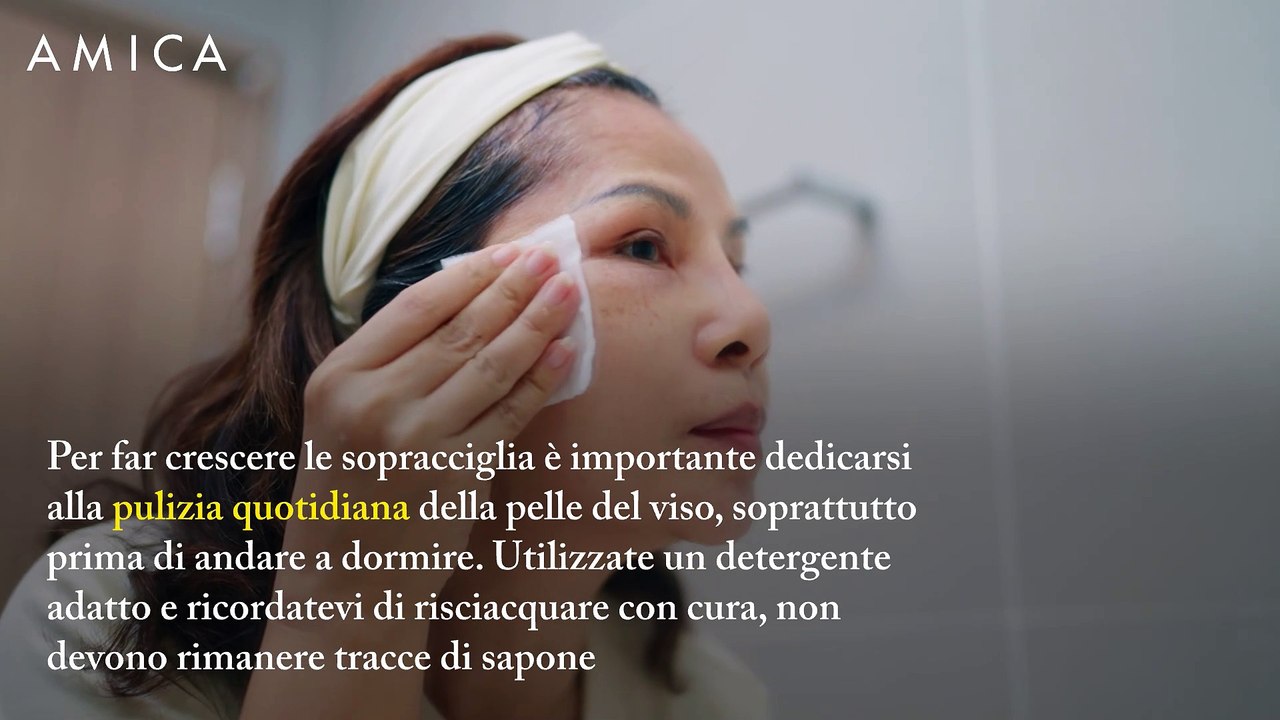 Ci sono molti per fa crescere, velocemente, le sopracciglia