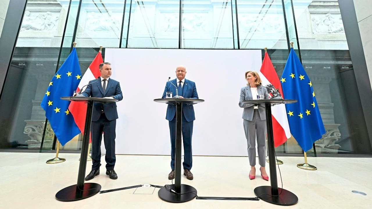 Die Pressekonferenz zum Regierungsprogramm in voller Länge
