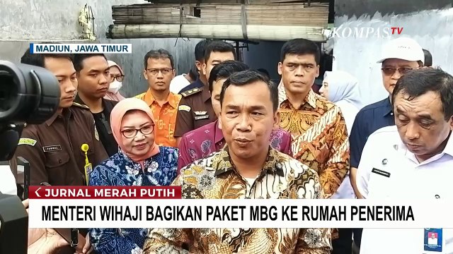 Menteri Wihaji Bagikan Paket Makan Bergizi Gratis dari Rumah ke Rumah