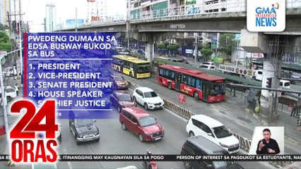 PNP Chief - May memo na pumapayag dumaan ang PNP marked vehicles sa bus lane kung emergency | 24 Oras