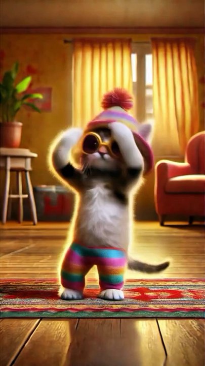 Cat dancing Baby