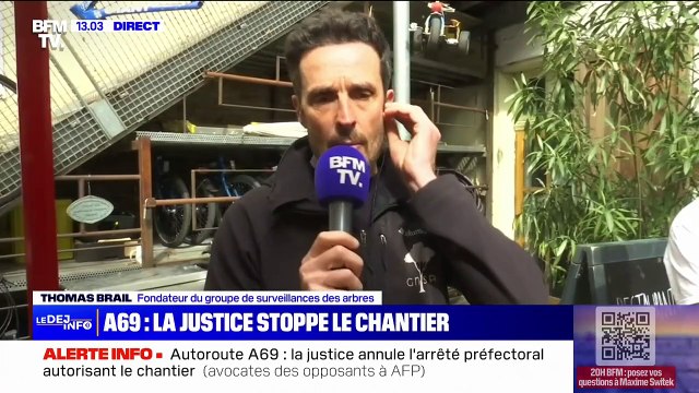 Arrêt du chantier de l'A69: C'est une victoire historique , se félicite le militant écologiste Thomas Brail